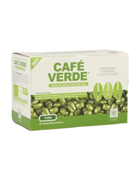 Café Verde Tisana Bio 20 sobres Noefar