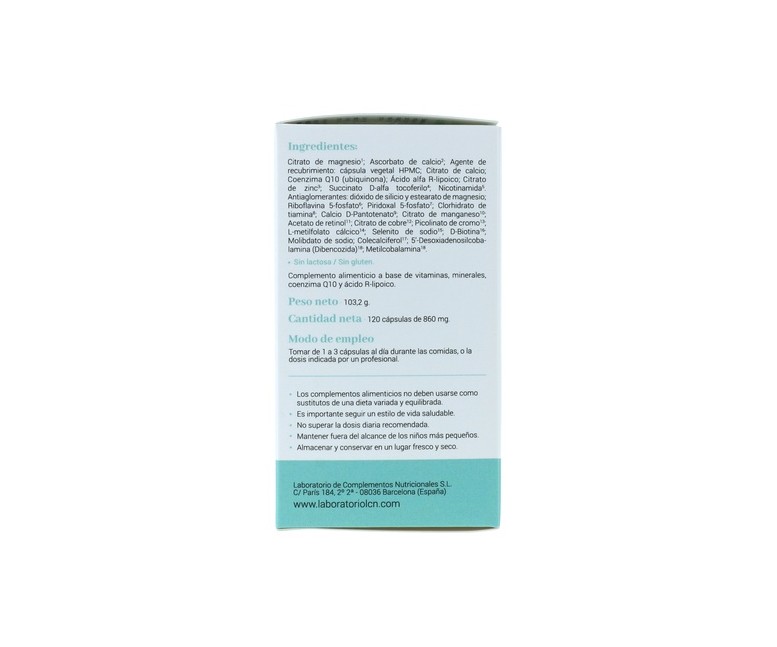 CN Base multivitamínico 120 cápsulas vegetales LCN