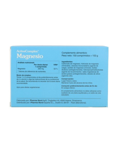 Activecomplex Magnesio 150 comprimidos Pharma Nord
