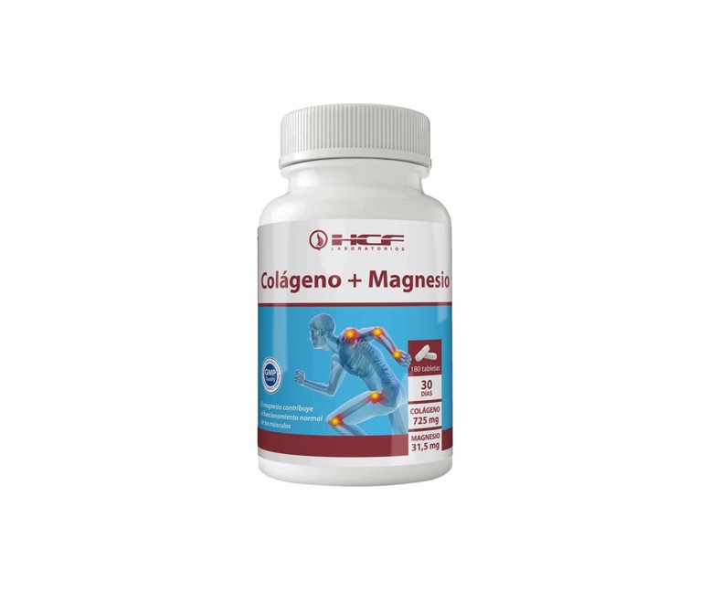 Colágeno + Magnesio 180 tabletas Hcf