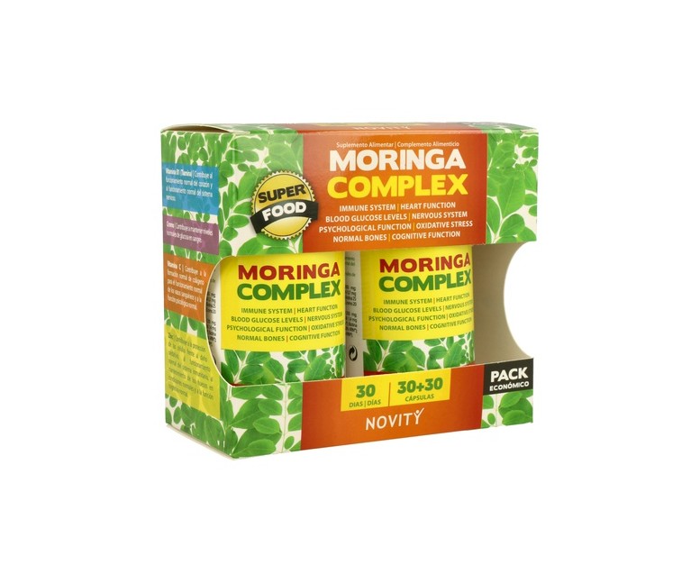 Moringa Complex 30 + 30 cápsulas Novity