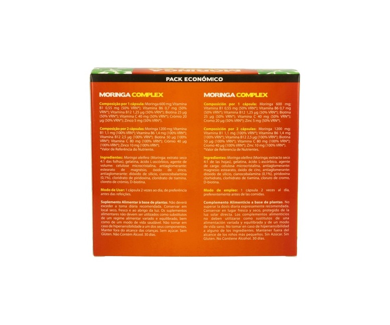 Moringa Complex 30 + 30 cápsulas Novity