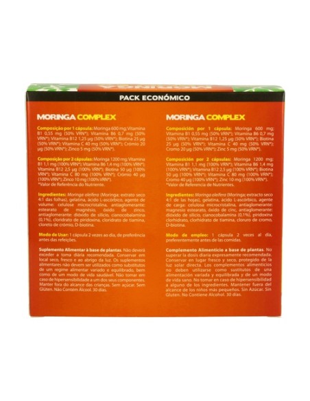 Moringa Complex 30 + 30 cápsulas Novity