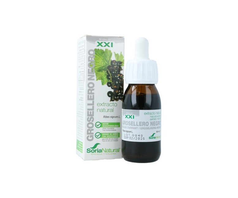 Extracto de Grosellero Negro (Fórmula XXI) 50 ml Soria Natural