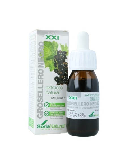 Extracto de Grosellero Negro (Fórmula XXI) 50 ml Soria Natural