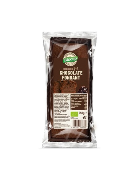 Bizcocho chocolate fondant Bio 250 g Biocop