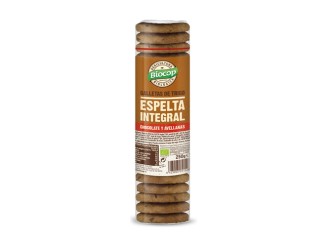 Galletas de espelta integral chocolate y avellanas