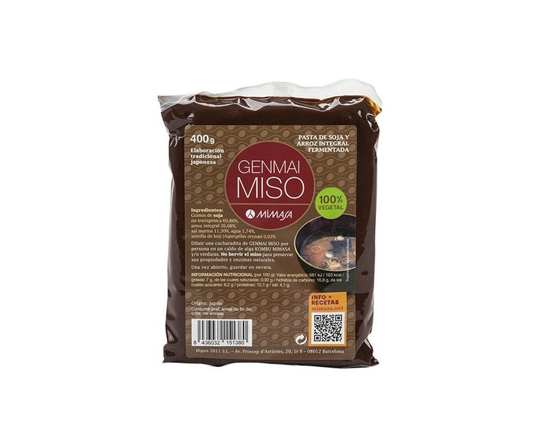 Genmai miso 400 g Mimasa