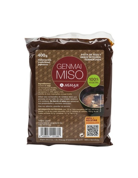 Genmai miso 400 g Mimasa
