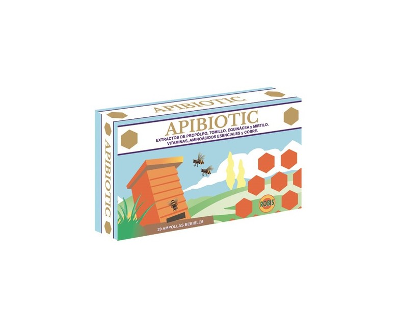 Apibiotic 20 ampollas Robis