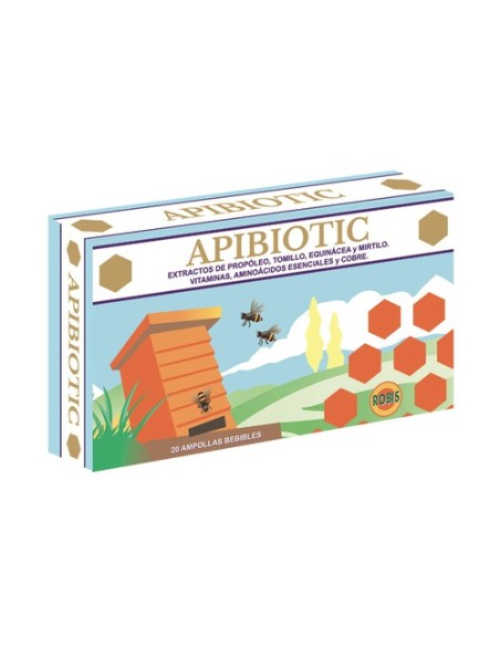 Apibiotic 20 ampollas Robis