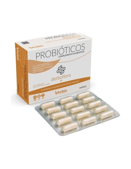Probioticos derboflora 30 cápsulas Derbós