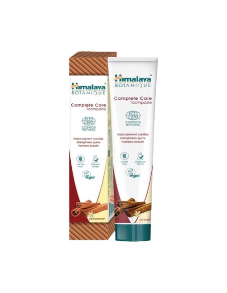 Dentífrico Botanique Cuidado Completo Canela Ecocert 75 ml Himalaya Herbals