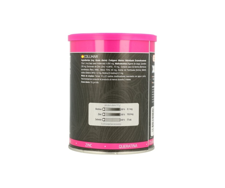 Collmar cabello 350 g de polvo (Frambuesa) Drasanvi