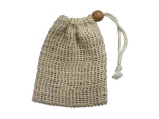 Bolsa jabón sisal y algodón