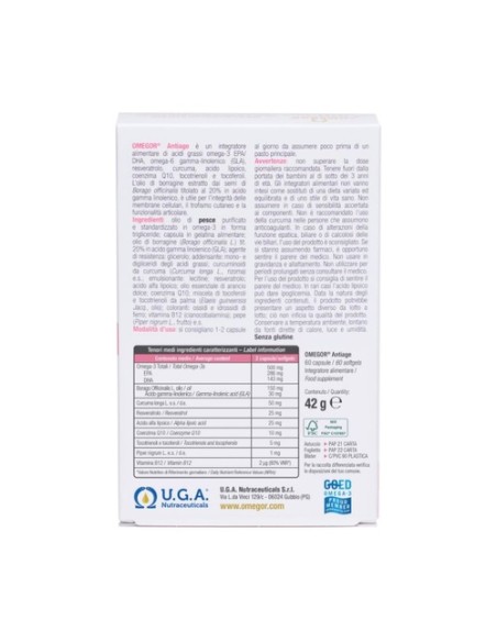 Omegor antiage 60 cápsulas Uga Nutraceuticals
