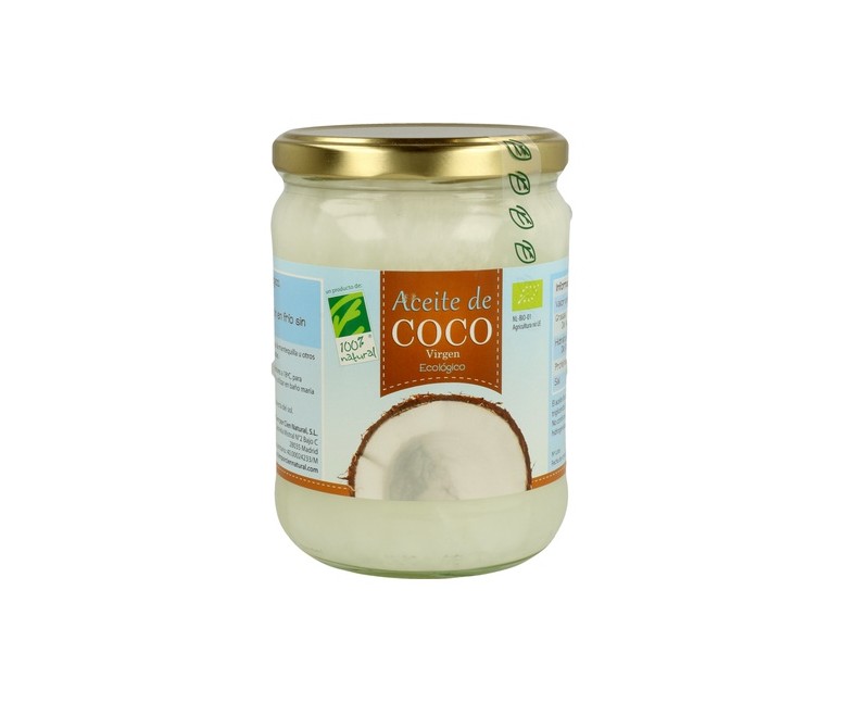 Aceite de Coco Virgen Bio 500 ml (Coco) 100% Natural