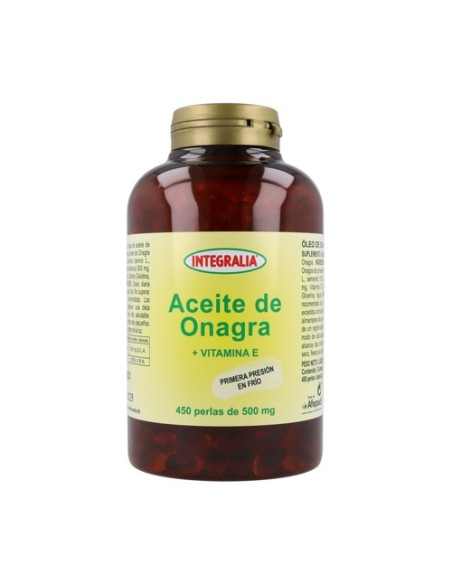Aceite de Onagra 450 perlas (500mg) Integralia