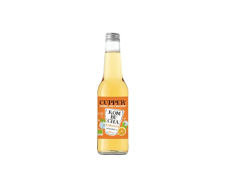 Kombucha de naranja Bio 250 ml (Naranja) Cupper