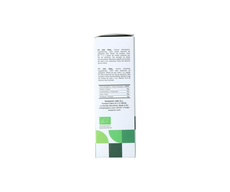 Aceite Esencial Petitgrain Bio 10 ml de aceite esencial Terpenic