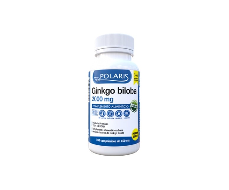 Ginkgo biloba 2000 mg 100 comprimidos de 200mg Polaris Formula