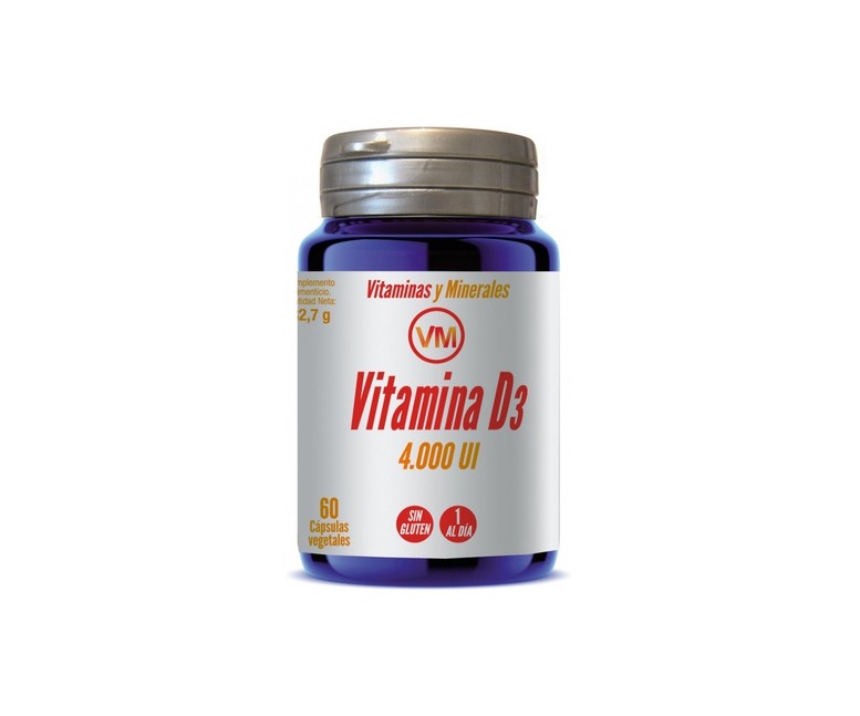 Vitamina D3 (4.000 UI) 60 cápsulas vegetales Ynsadiet