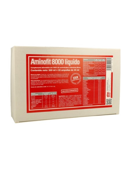 Aminofit 8000 20 ampollas Eder