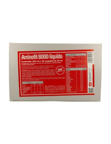 Aminofit 8000 20 ampollas Eder