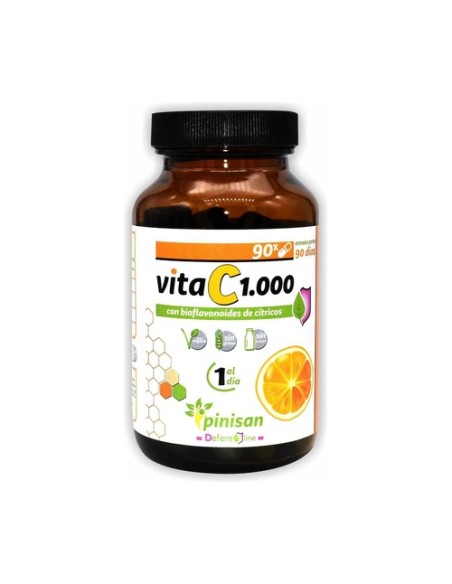 Vitamina C 1000mg 90 cápsulas de 1000mg Pinisan