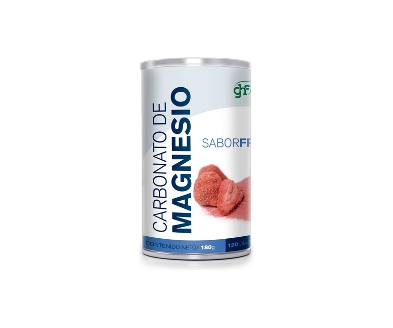 Carbonato de magnesio sabor fresa 180 g de polvo (Fresa) GHF