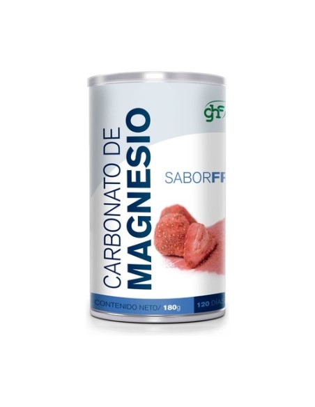 Carbonato de magnesio sabor fresa 180 g de polvo (Fresa) GHF