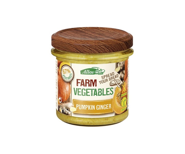 Crema Untable de Calabaza y Jengibre 135 g Allos