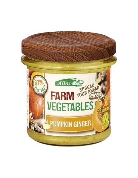 Crema Untable de Calabaza y Jengibre 135 g Allos