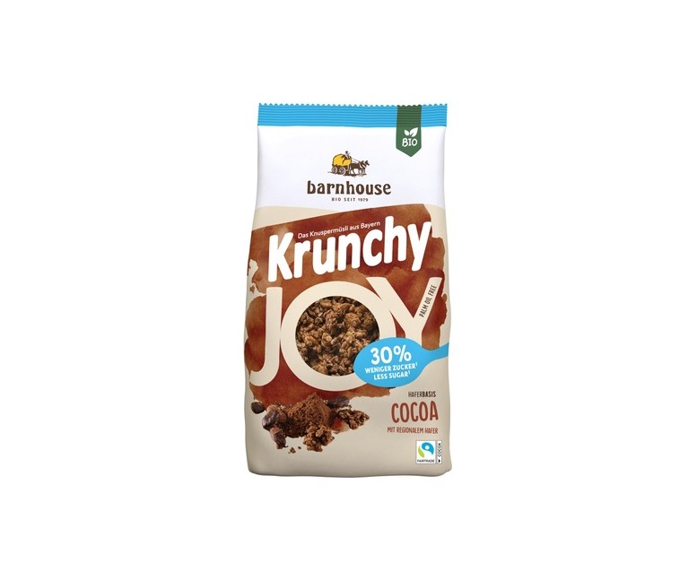 Krunchy Joy Chocolate - granola de cacao 375 g Barnhouse