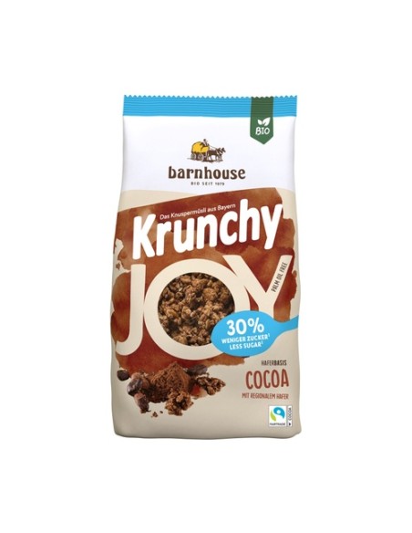 Krunchy Joy Chocolate - granola de cacao 375 g Barnhouse