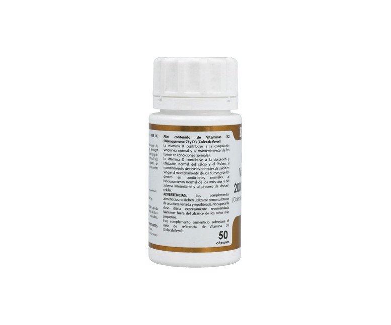 Holovit Vitamina D3 2.000 Ui + K2 50 cápsulas Equisalud