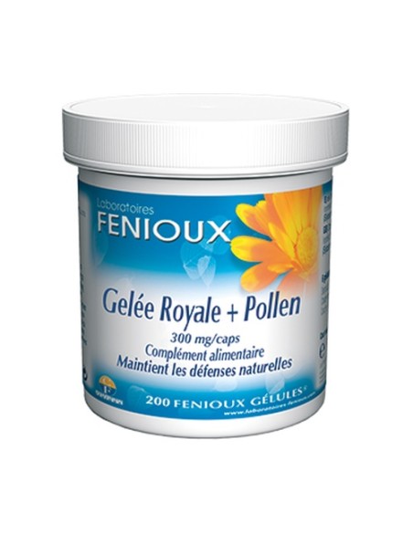 Jalea Real con Polen 200 cápsulas Fenioux