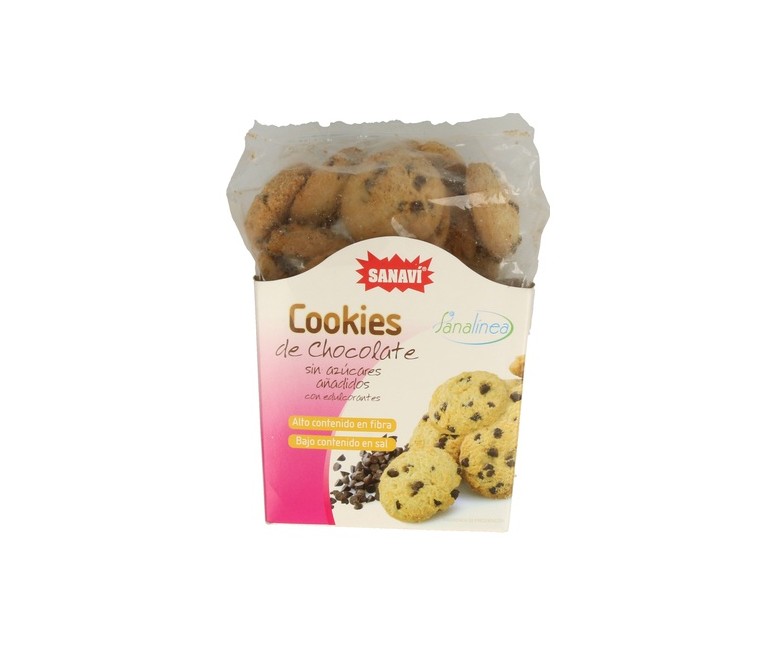 Galletas de Chocolate Sin Azúcar Añadido - Sanalínea 250 g Sanavi