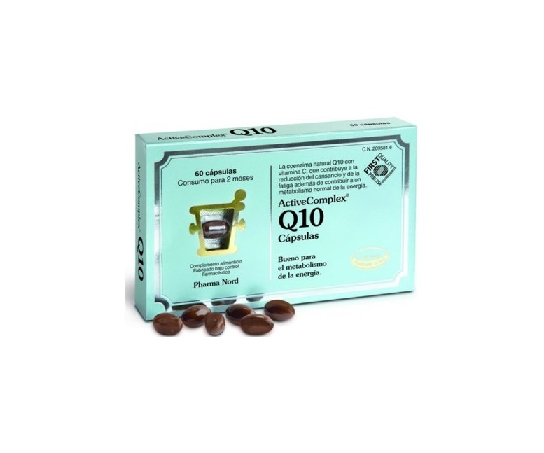 Activecomplex Q10 (Quinona) 60 cápsulas de 30mg Pharma Nord