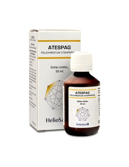 Atespag polichrestum atemperans drenaje y retención de líquidos 50 ml Heliosar