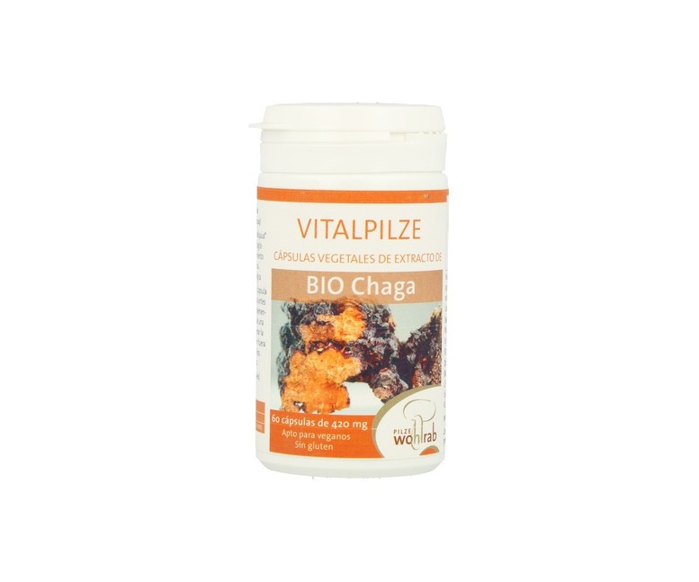 Chaga Bio 60 cápsulas Pilze Wohlrab