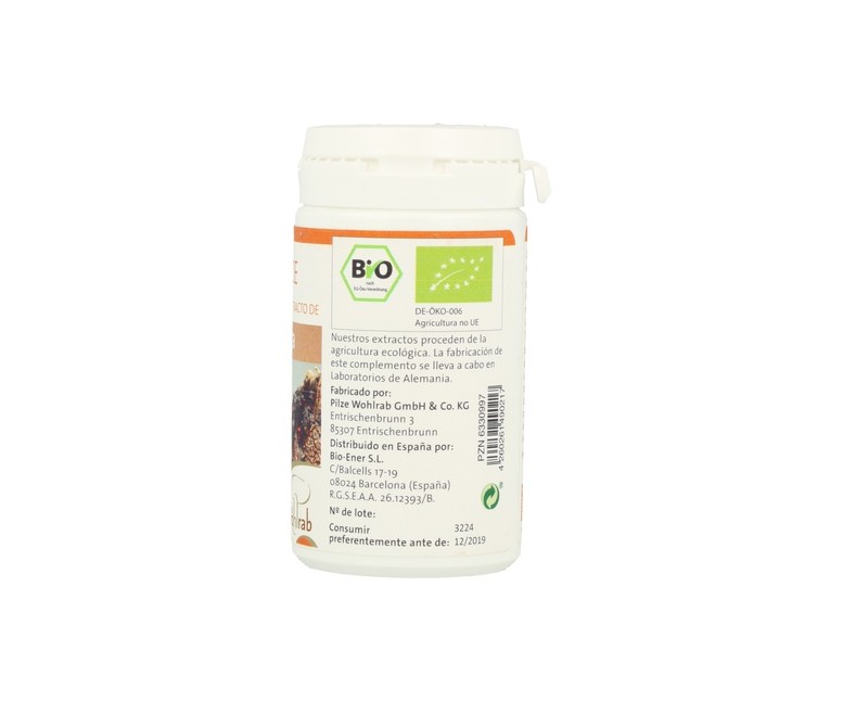Chaga Bio 60 cápsulas Pilze Wohlrab