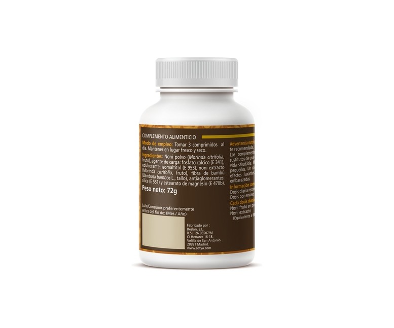 Noni 100 comprimidos de 600mg Sotya
