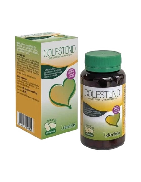 Colestend mantenimiento de lípidos en la sangre 60 cápsulas de 640mg Derbós