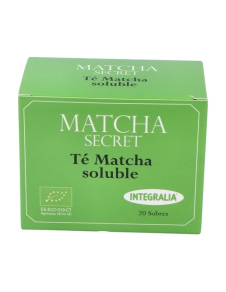 Té matcha Eco soluble 20 bolsitas infusoras de 3 g Integralia