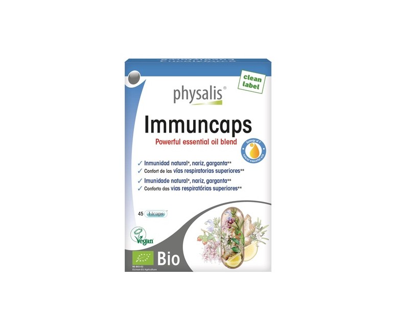 Immuncaps salud respiratoria 45 cápsulas Physalis