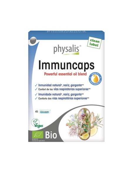Immuncaps salud respiratoria 45 cápsulas Physalis