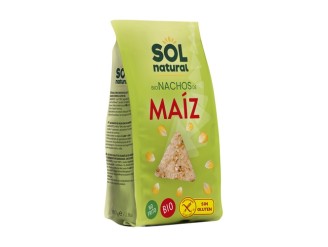 Nachos de maíz no fritos sin gluten Bio