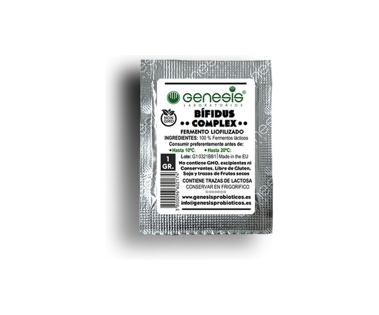 Fermento yogurt bífidus puro complex 1 sobres Génesis Probióticos