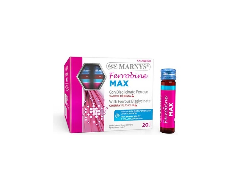 Ferrobine max hierro 20 viales de 10ml MARNYS®